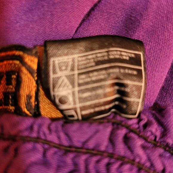 Tiki Palm Purple Metallic Butterfly Tube Dress Med Indie Y2K Beachy Boho Vacay - Picture 11 of 11